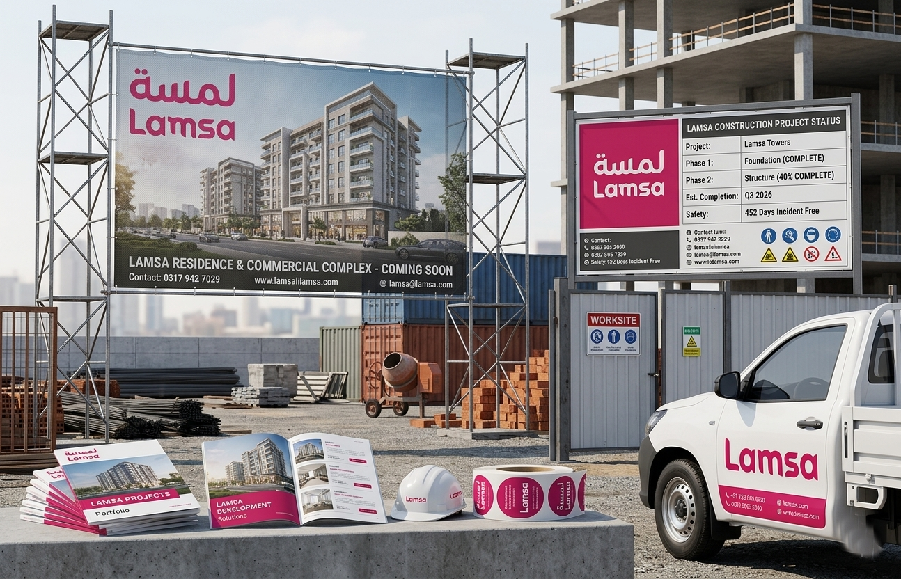 لوحات ومطبوعات مواقع شركة دار الأركان